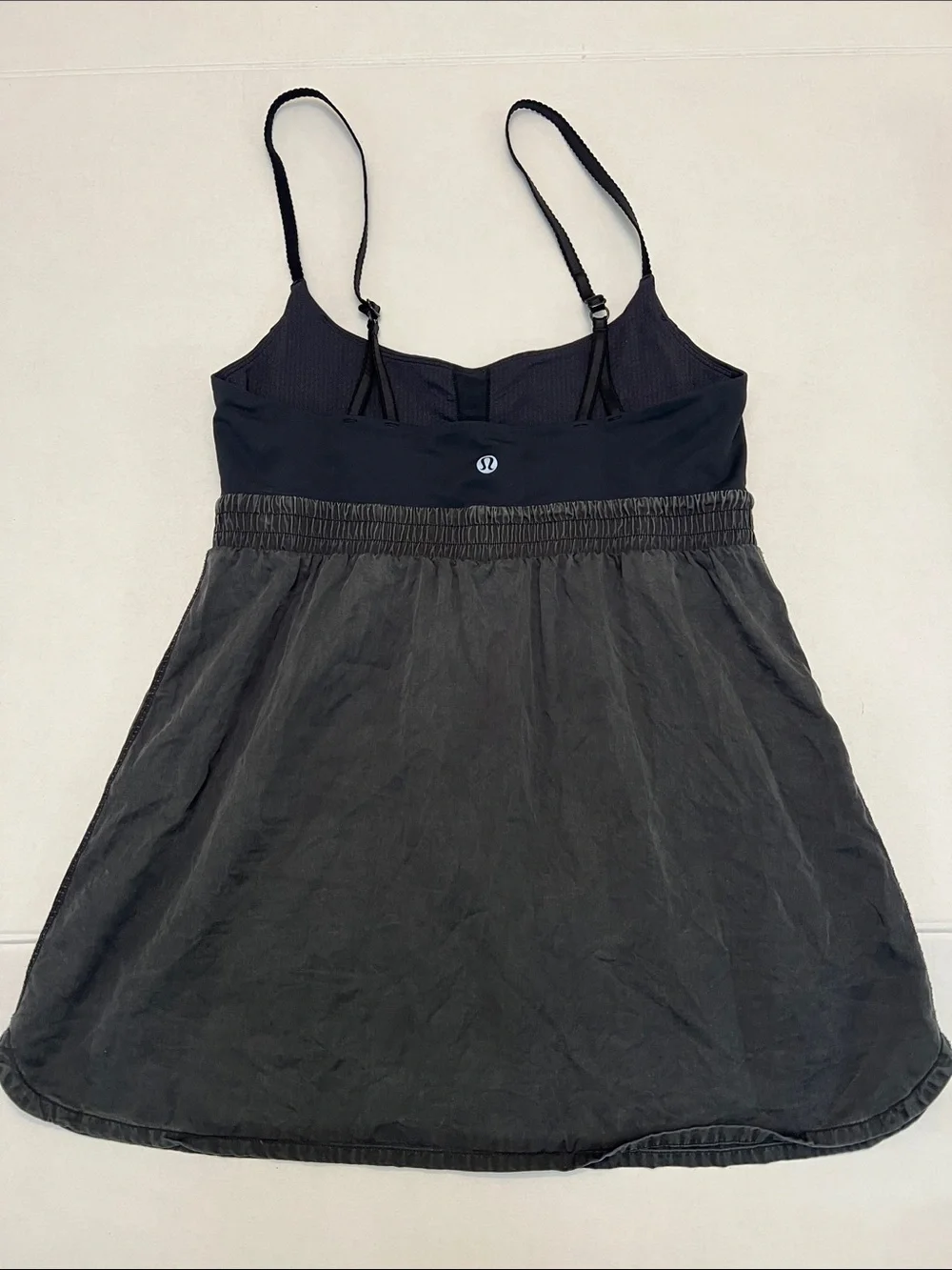 LULULEMON BLACK BLISS TANK ADJUSTABLE BRAIDED STRAPS SIZE 8
